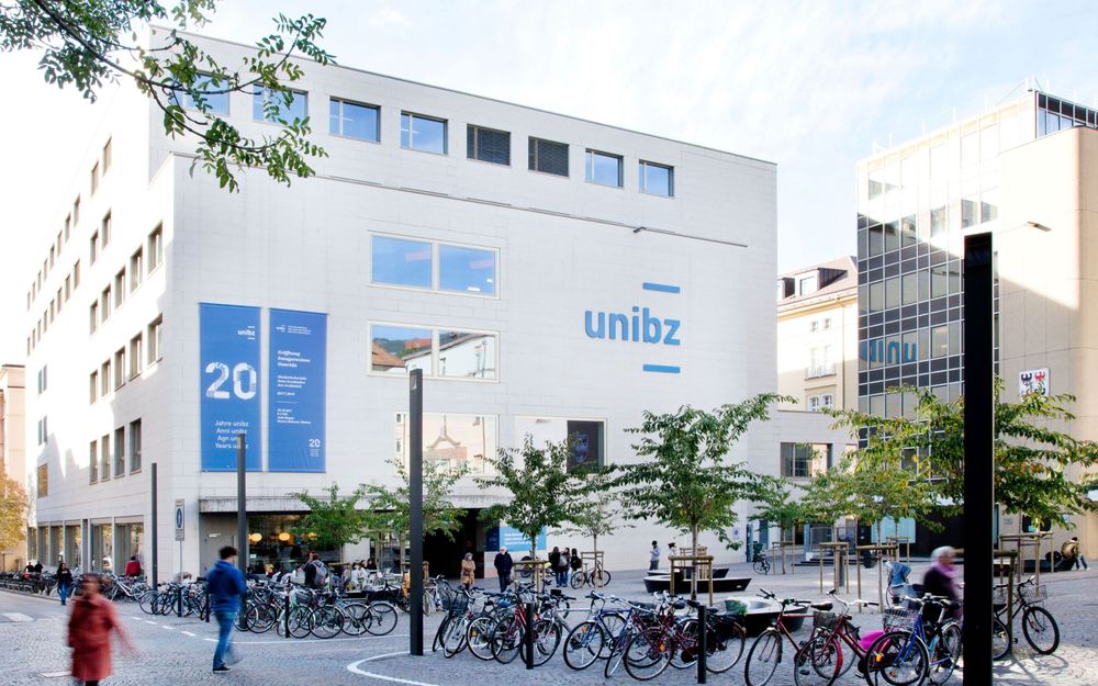 Facade of the Free University of Bozen-Bolzano